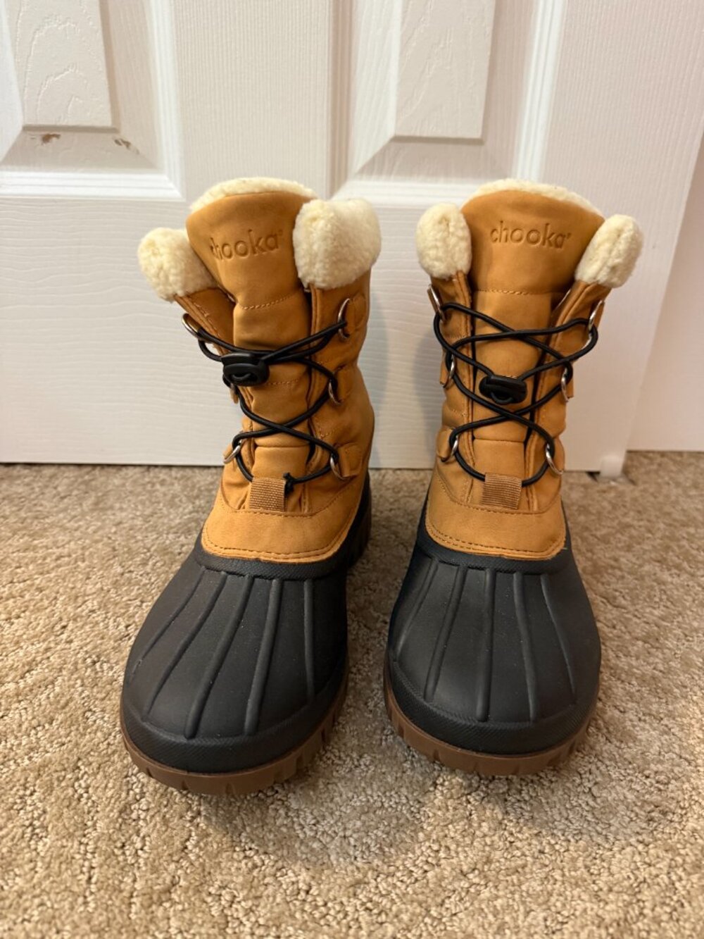 NWB Chooka Tan Rain Snow Boots Women’s Size 8